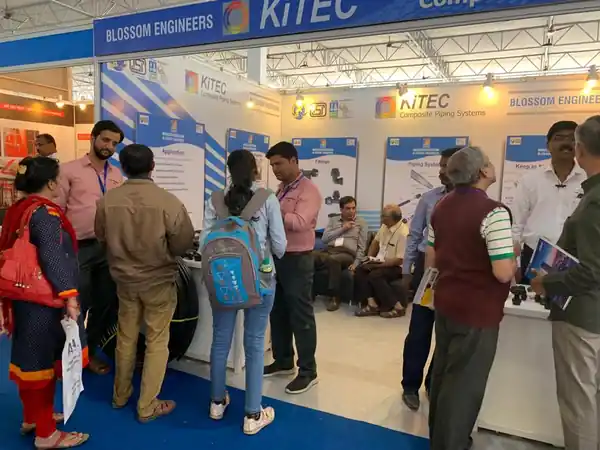 Blossom Engineers KiTEC stall at the Constro exhibition in Pune